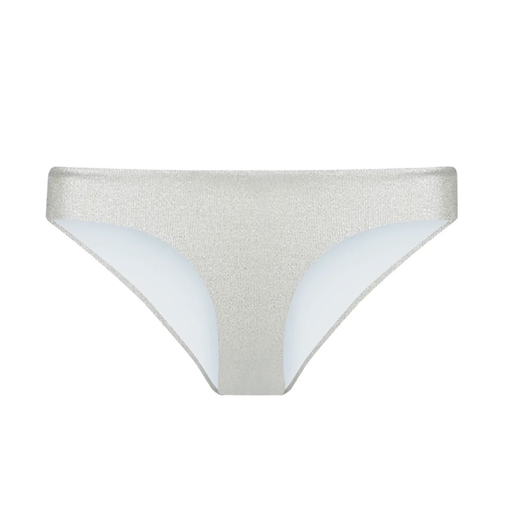 ARABELLA LONDON Seamless Low Rise Brief Moderate Coverage in Silver Shimmer NWT